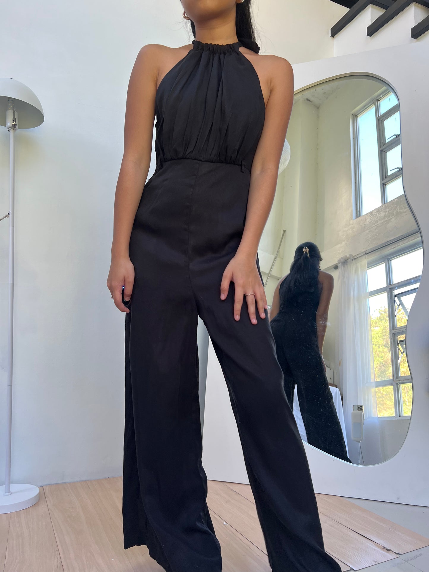 black romper pants