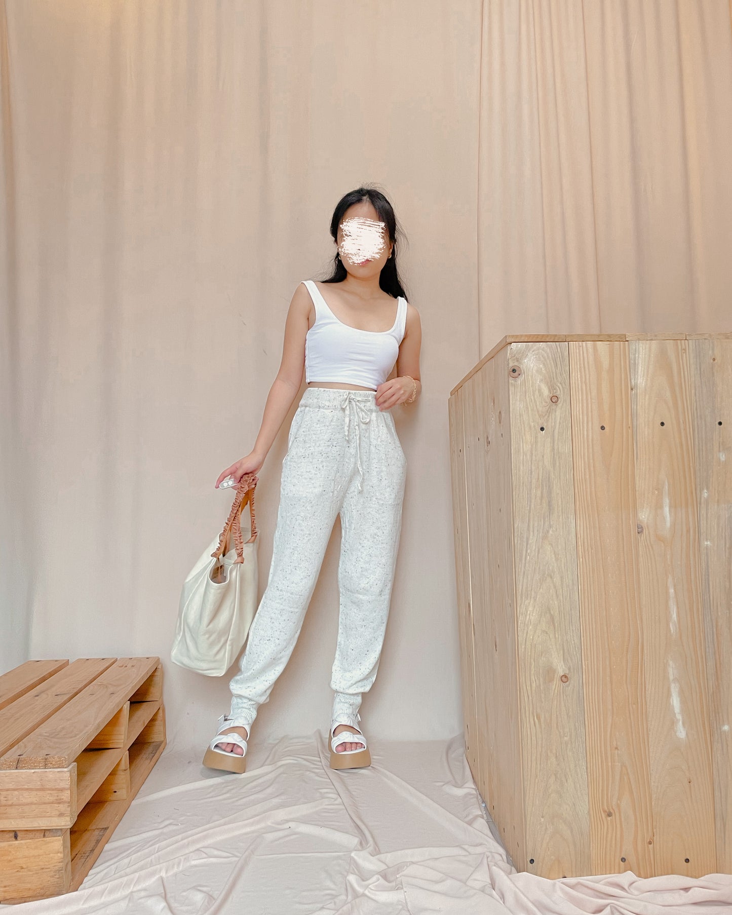 Knitted jogger pants c91