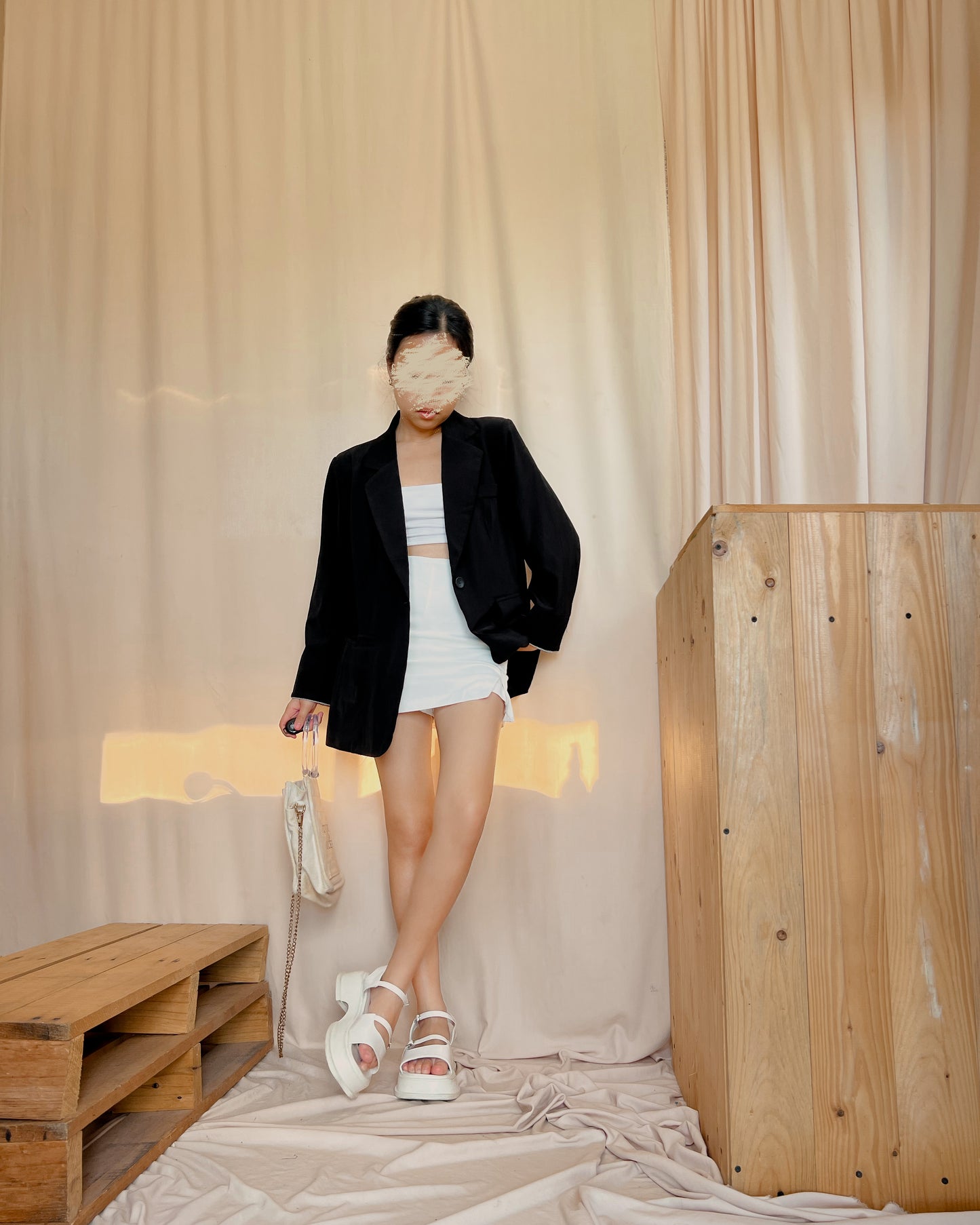 black colored blazer