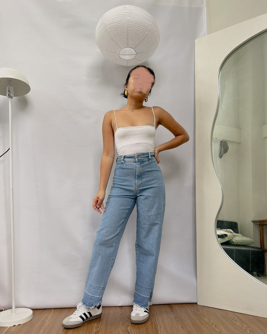 ZARA wide leg denim pants K17