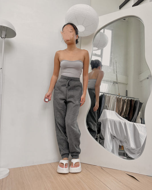 dark gray basic jogger pants S48 (32-34)