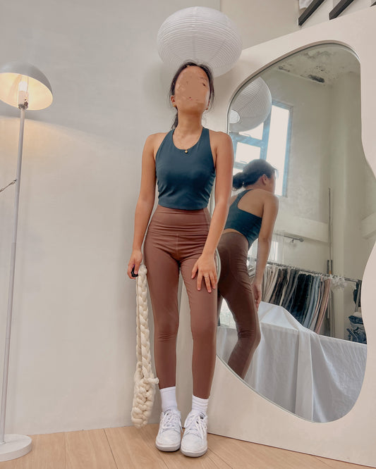 UNIQLO blue-ish green sports bra