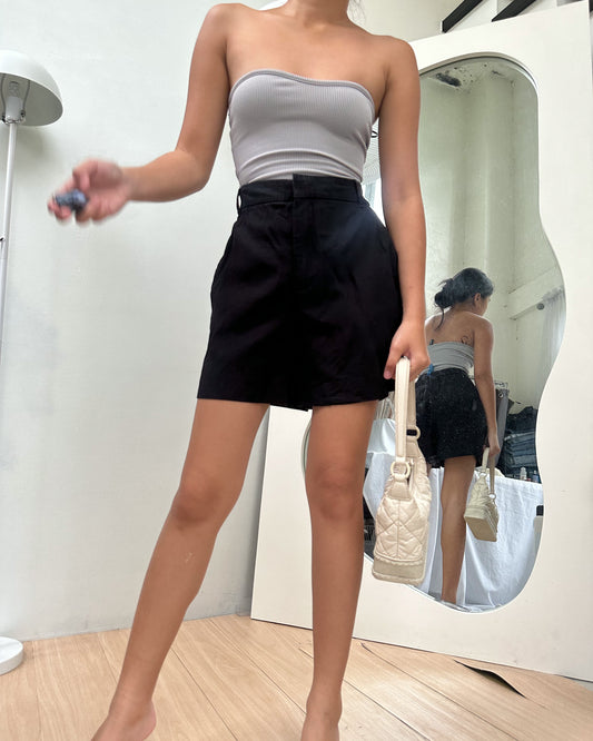 ZARA s23 black trouser skort