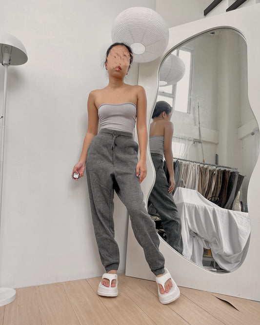 dark gray basic jogger pants S48 (32-34)