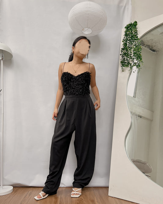 prettiest spaghetti straps romper pants