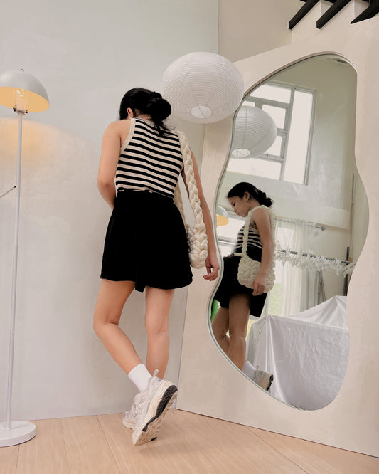 black flowy skort T11 (22-30)