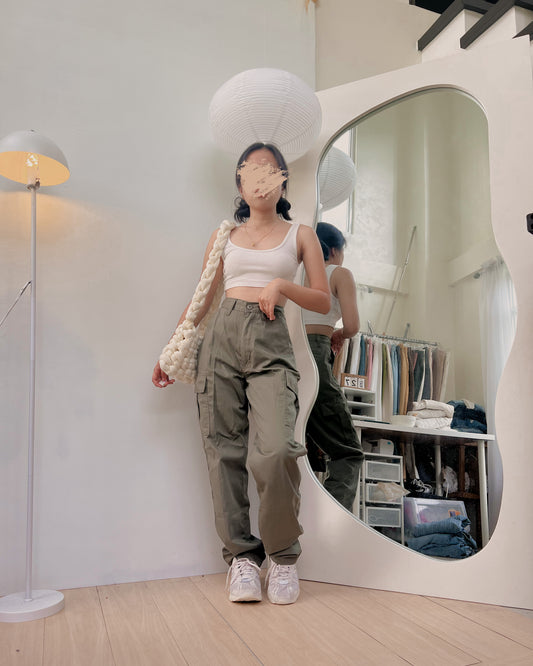 army green cargo pants X75 (29-30)