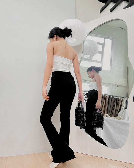 soft cotton flare style high quality lounge pants (23-25)