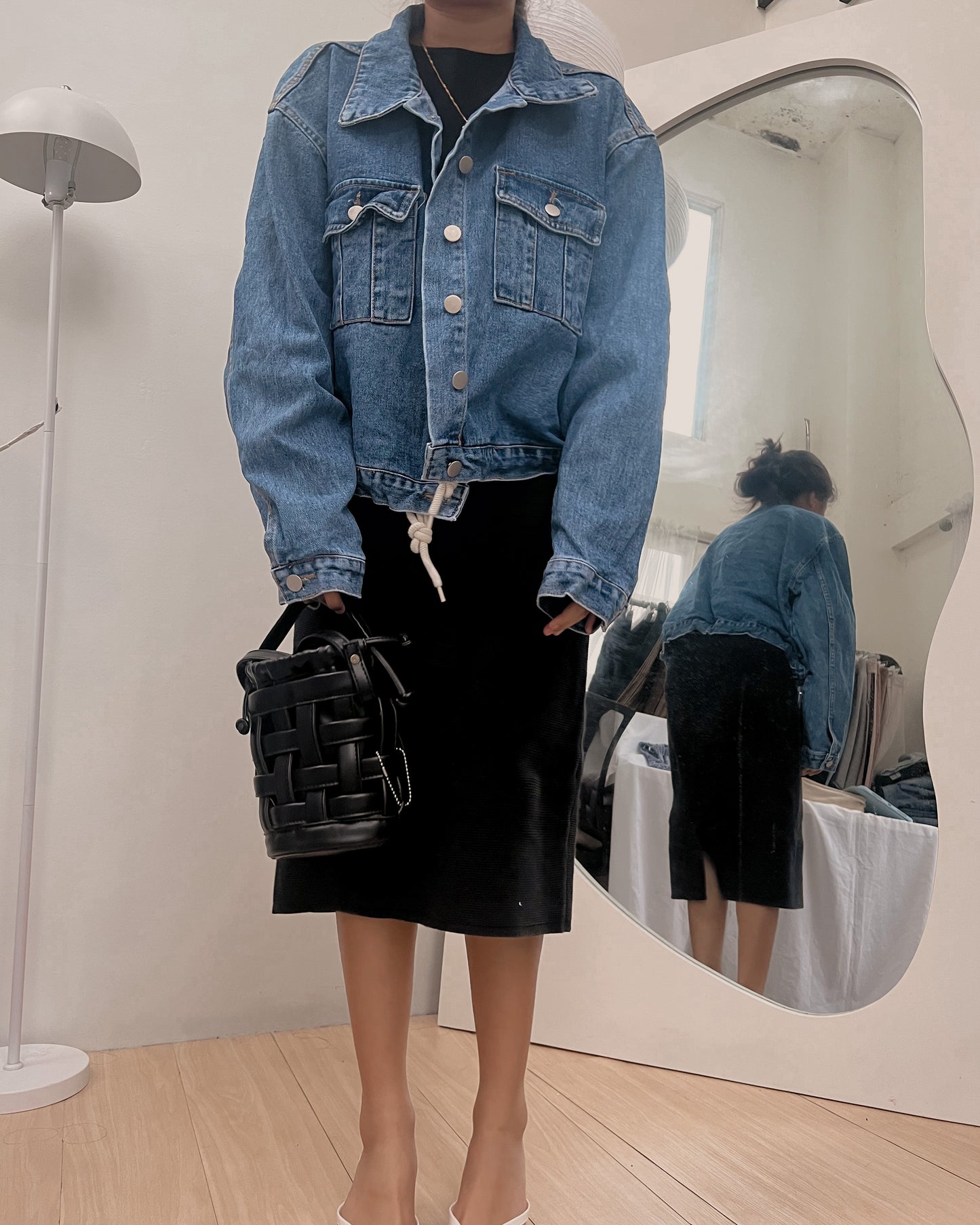 dark washed denim jacket