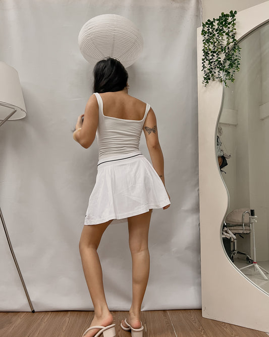 NIKE  white casual pleated skort T8