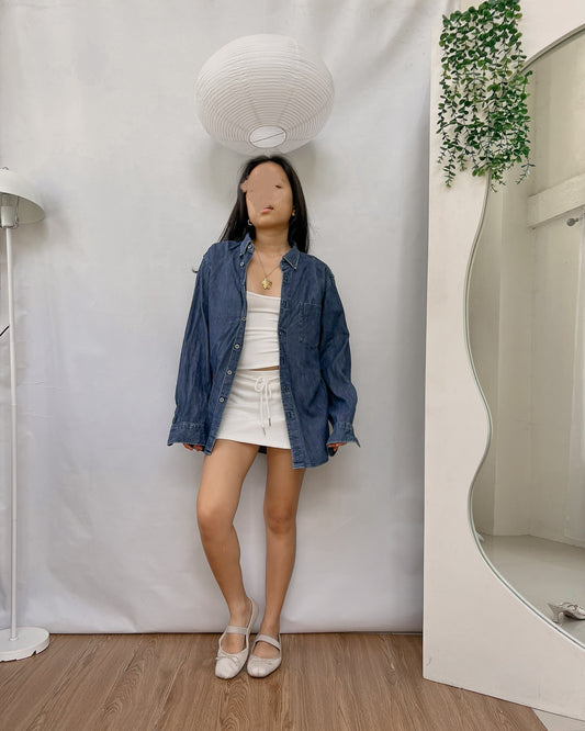 UNIQLO denim button front jacket