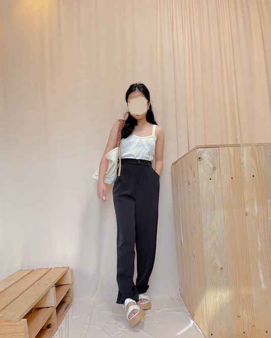 Black flowy trousers (d8)
