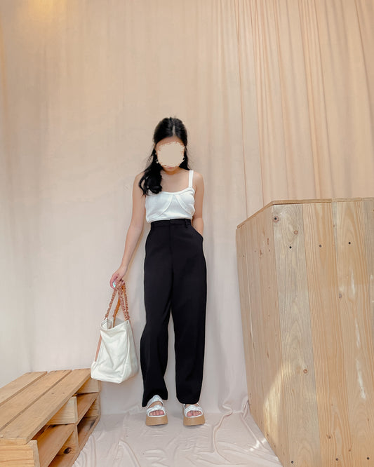 Black basic trousers (d2)