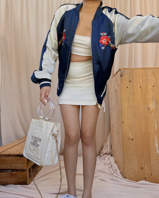 bershka two color jacket