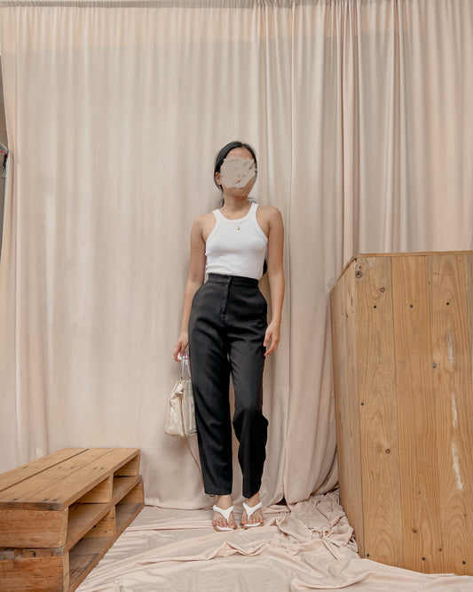 Black ankle length trousers J4 (fits 24-26)