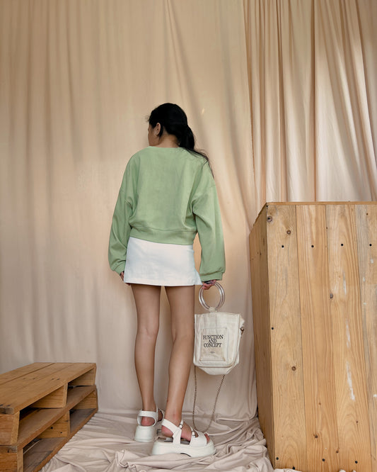 avocado green pullover