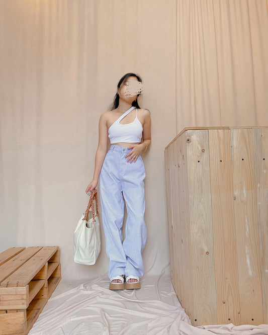 Soft Corduroy lilac pants c140