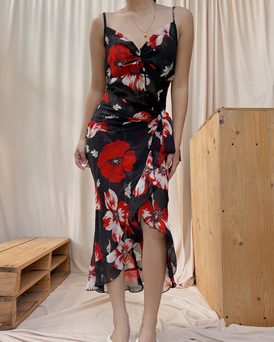floral flowy dress