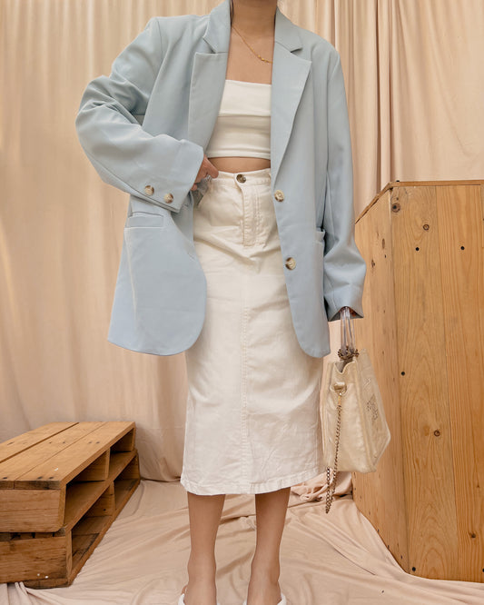 baby blue blazer