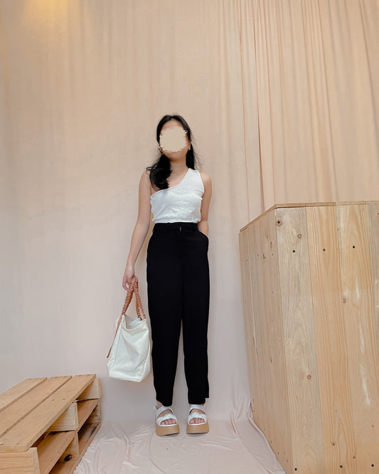 Black basic trousers (d11)