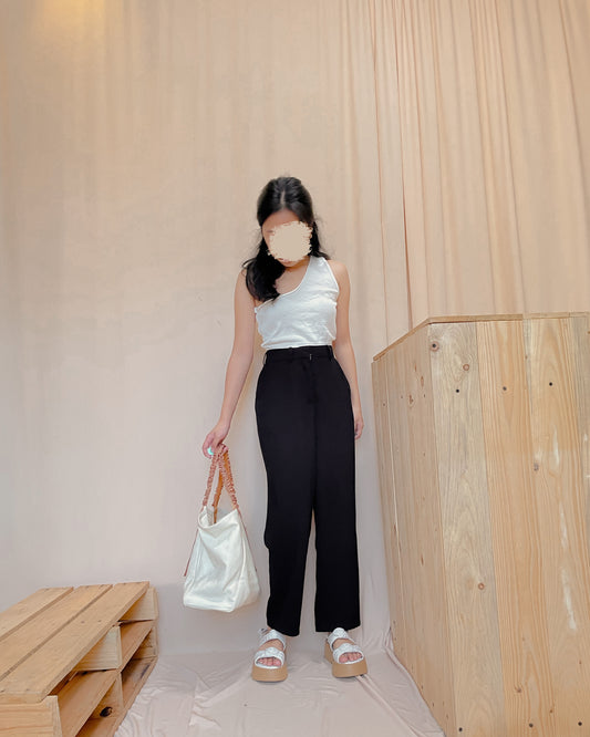 Black basic trousers (d11)