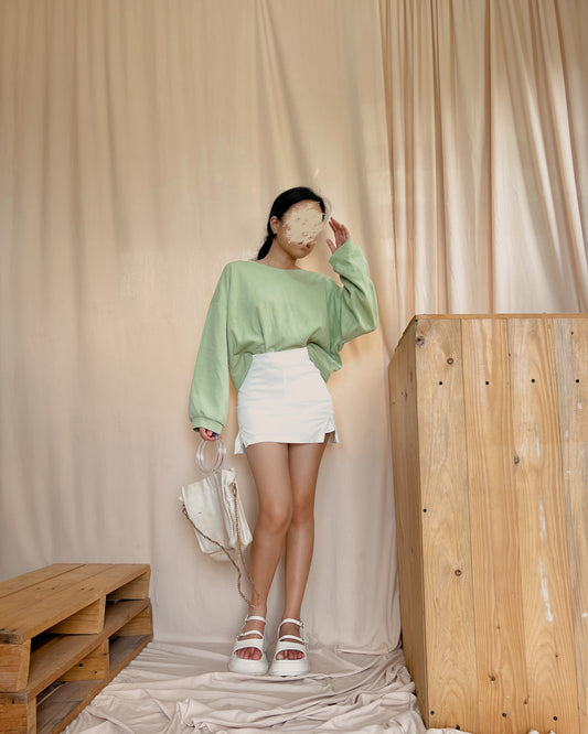 avocado green pullover