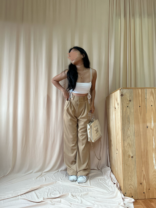 OLT TROUSERS in LIGHT BROWN