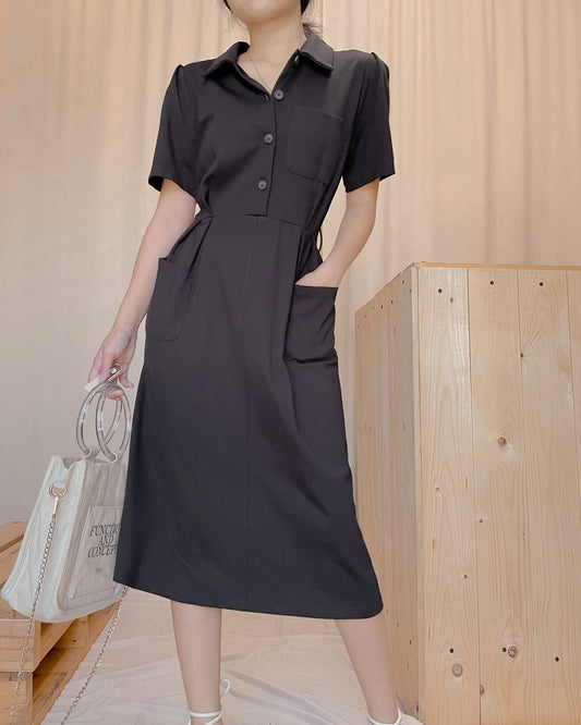Cotton button down dress