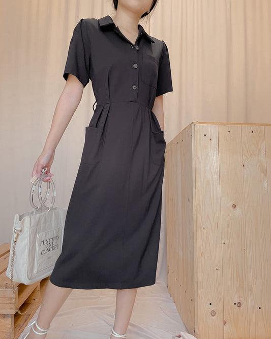 Cotton button down dress