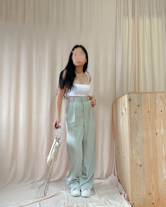 OLT Trousers in SAGE GREEN