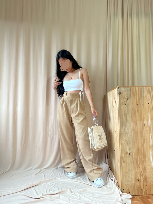 OLT TROUSERS in LIGHT BROWN