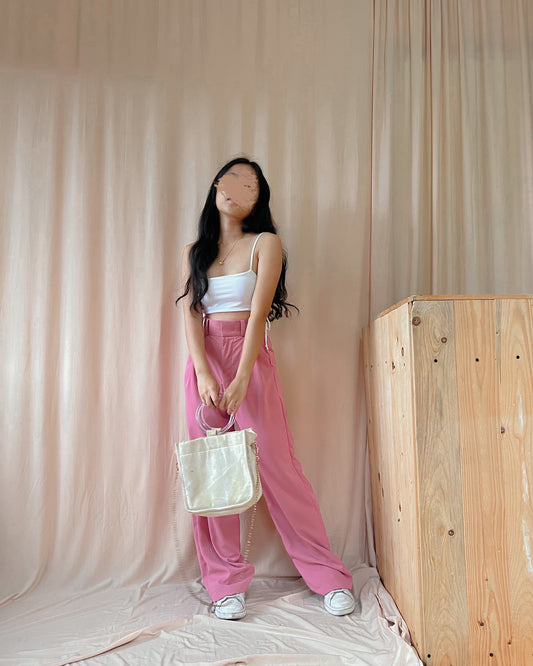 OLT Trousers in BARBIE PINK