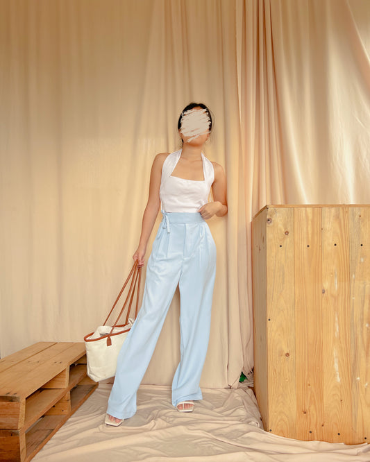 OLT Self-tie Trousers in LIGHT BLUE