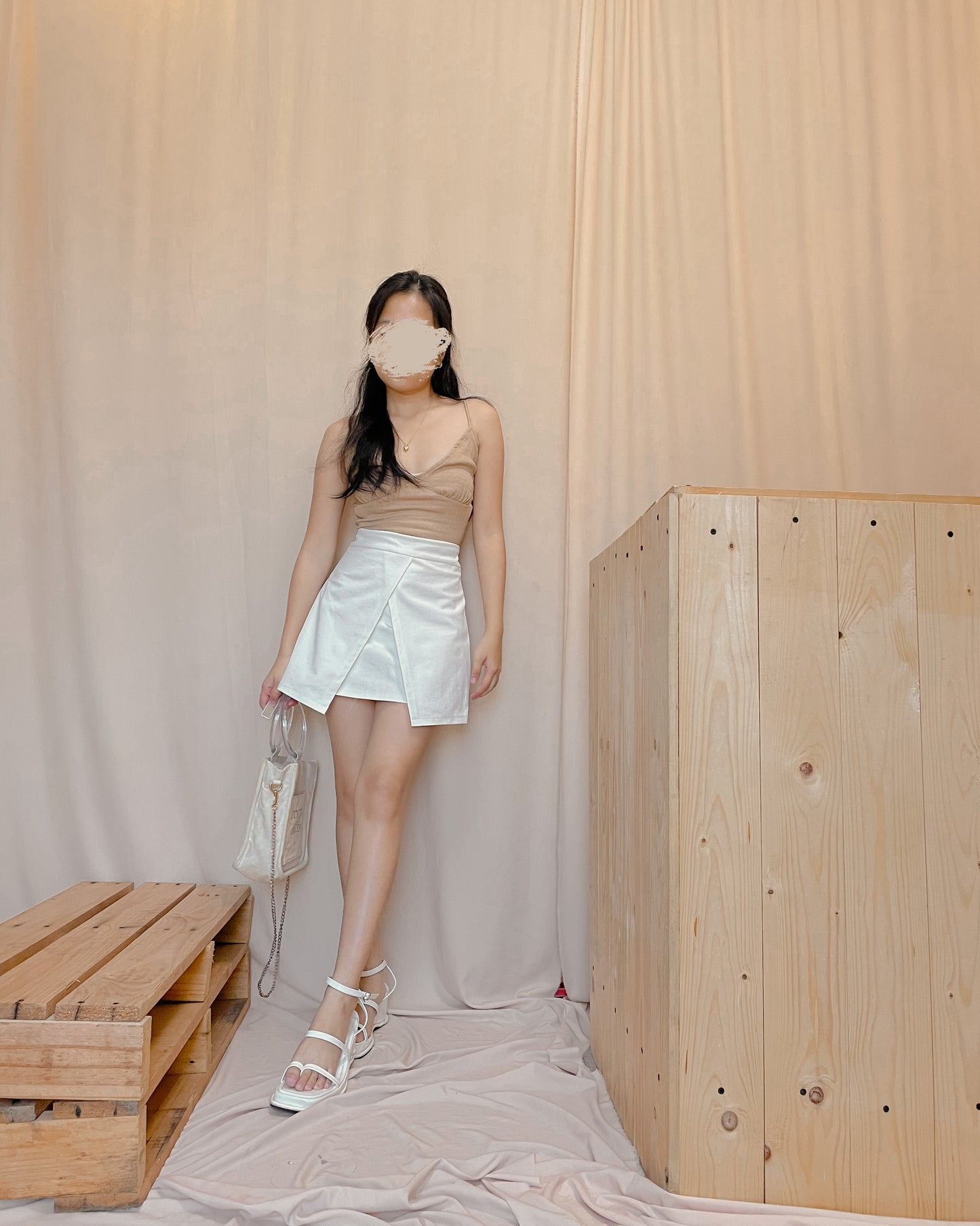26. white skort B22