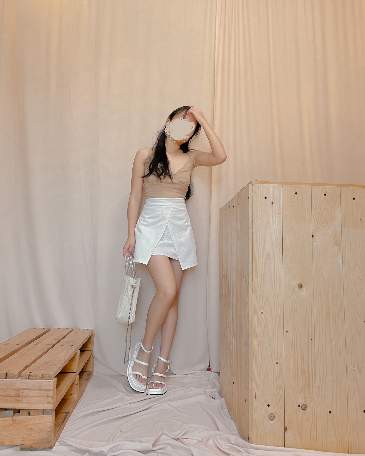 26. white skort B22