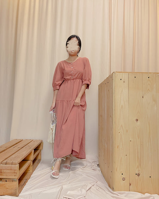 Maxi dress with back tie