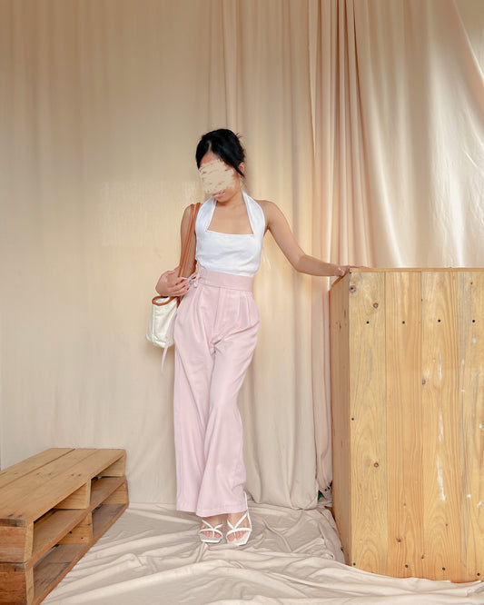 OLT Self-tie Trousers in LIGHT PINK