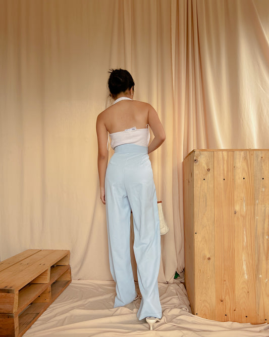 OLT Self-tie Trousers in LIGHT BLUE