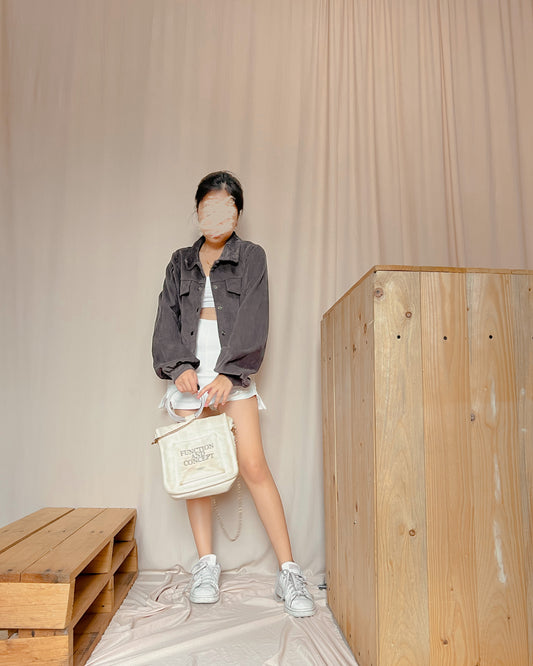 black corduroy jacket